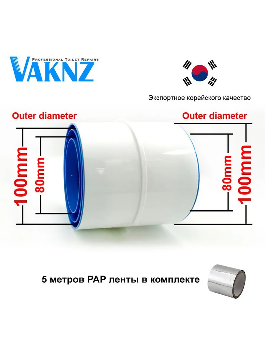 PVC Обратный клапан для вентиляции 80-110 мм