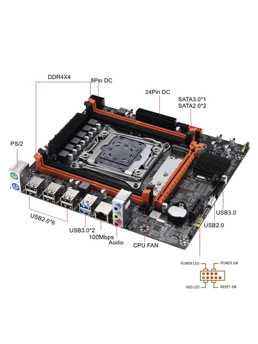 Atermiter X99 Материнская плата комплект,xeon E5 2643V4,ddr4 16Gb, 16 ГБ, фото 8