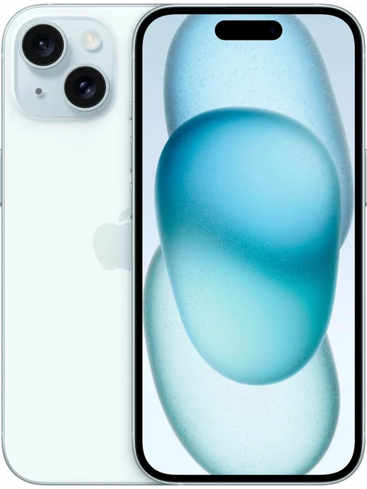 Смартфон Apple iPhone 15 128 ГБ (восстановленный), голубой, фото 2