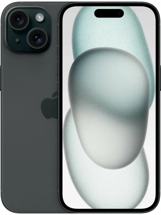 Смартфон Apple iPhone 15 128 ГБ (восстановленный), черный, фото 2