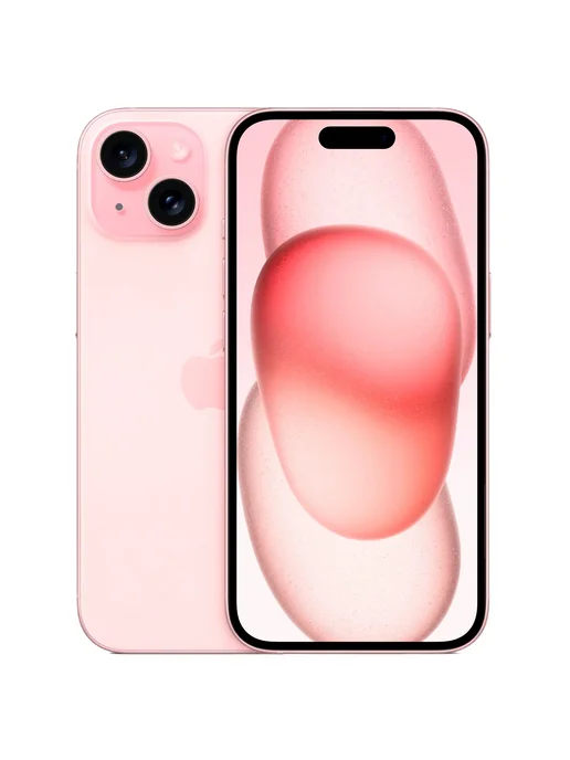 Смартфон Apple iPhone 15 128 ГБ (восстановленный), розовый, фото 2