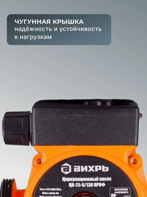 Насос циркуляционный для отопления ЦН-25-8 проф — фото 3