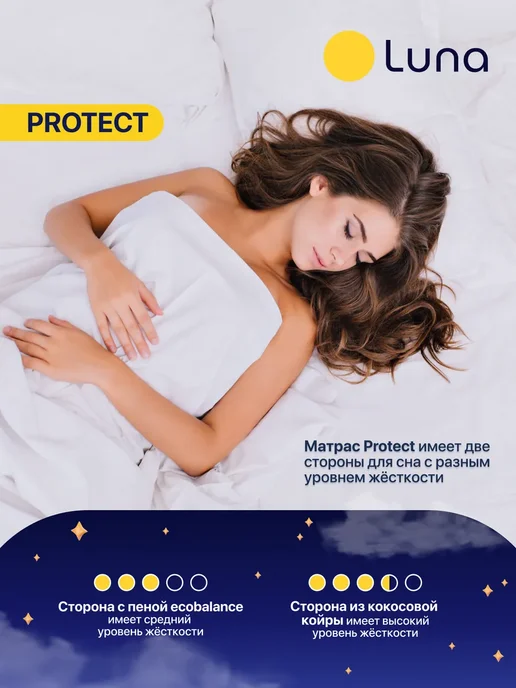 Luna Inc Матрас топпер для дивана Protect 140х200, 120x200, фото 5
