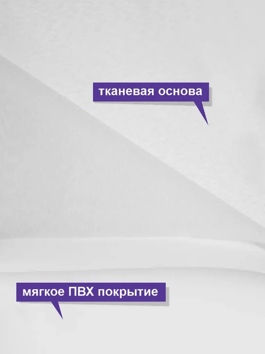 Колорит Клеенка на кровать медицинская для взрослого, белый, фото 3