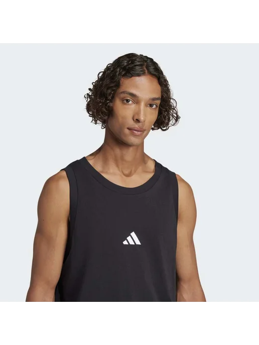 adidas Майка спортивная M SL TANK, черный, фото 6