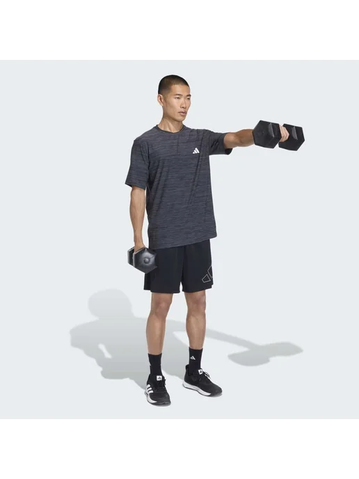 adidas Футболка спортивная WE FLEX T, серый, фото 4