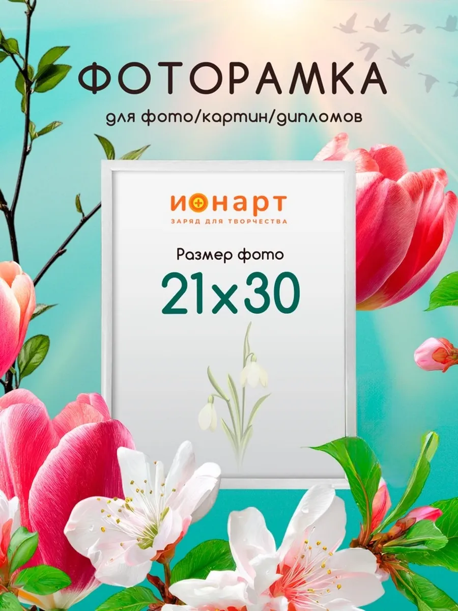 Рамка 21х30 А4 для фото, картин, постеров 1 шт