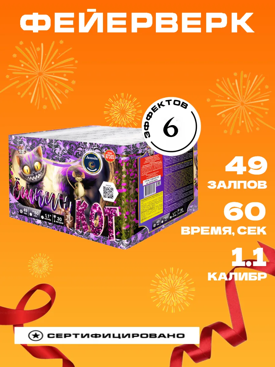 Салют "Ешкин Кот" (Фейерверк 49 залпов)