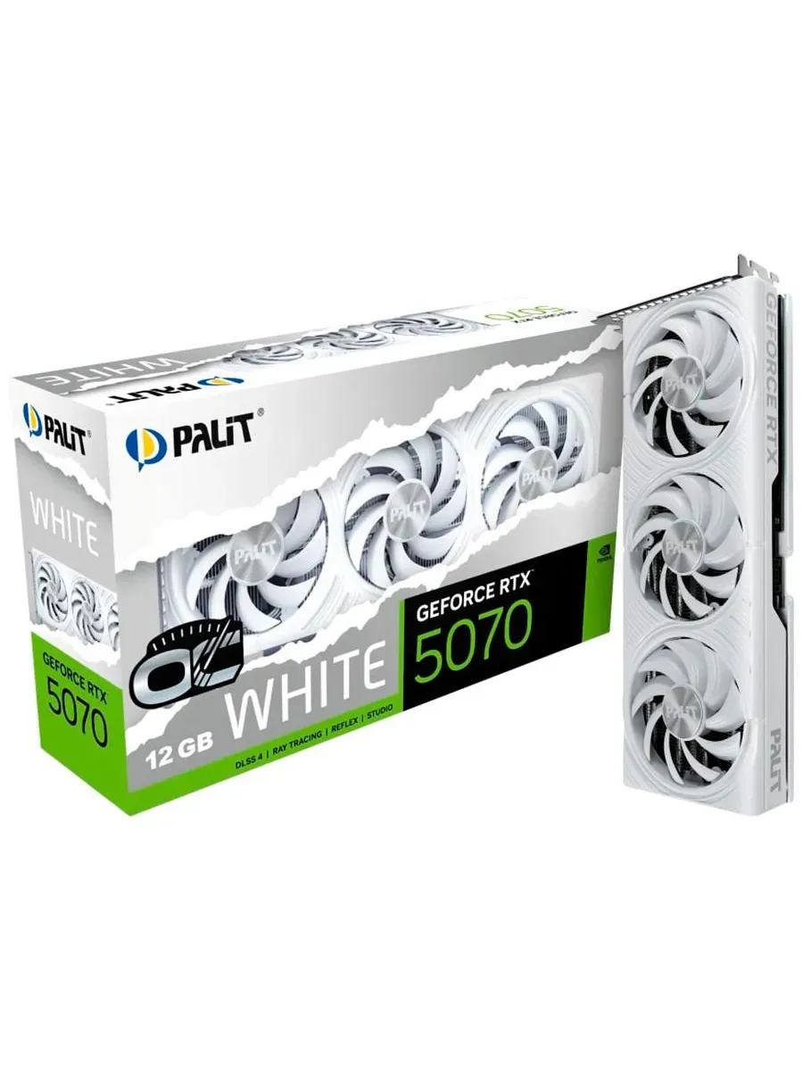 Видеокарта RTX 5070 WHITE OC 12GB (NE75070U19K9-GB2050W)