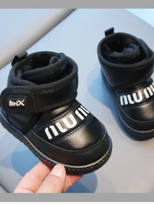 Just baby Ботинки зимние дутики для малышей, черный, фото 3