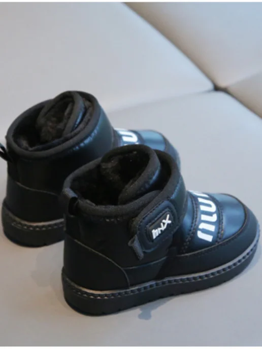 Just baby Ботинки зимние дутики для малышей, черный, фото 4