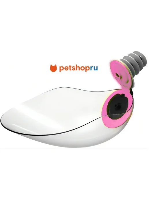 PetShop Карманная поилка-насадка для бутылок розовая Divo (Италия), розовый, фото 2