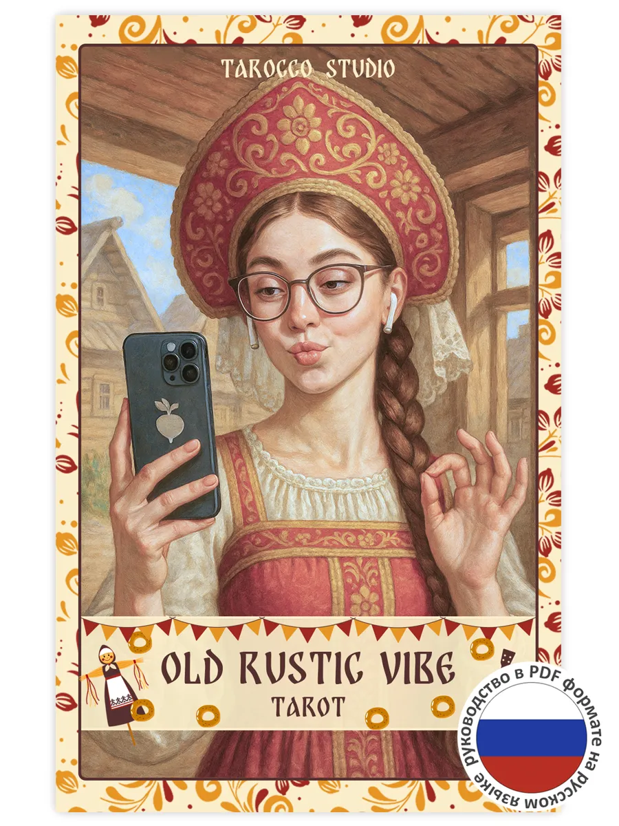 Карты Таро Old Rustic Vibe Tarot / 78 карт для гадания