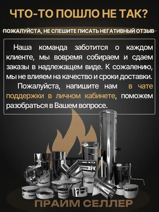 ПРОК Колено отвод для дымохода 90 градусов D 115 мм, вариант, фото 7