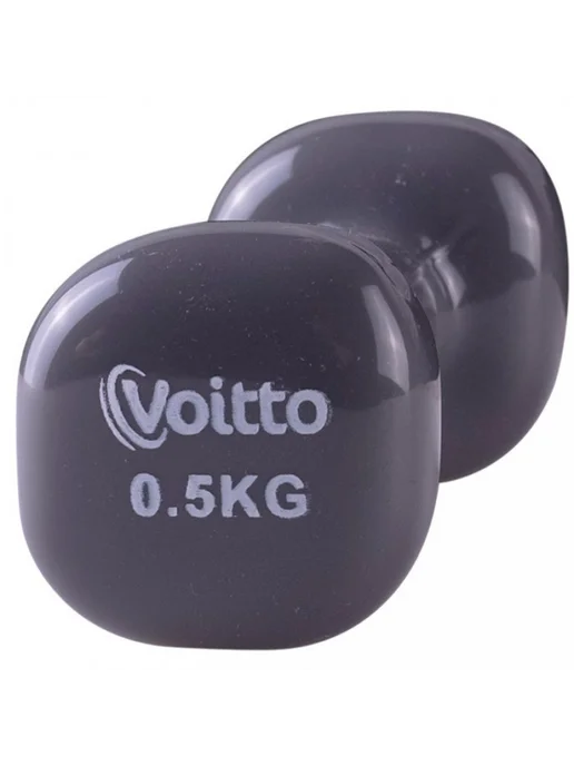 Voitto Гантель для фитнеса виниловая квадратная 2 кг, 500 г, фото 3