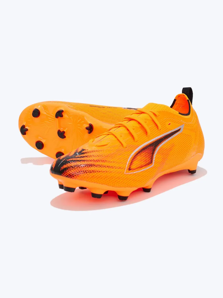 Бутсы детские Puma Ultra 6 Pro FG/AG 10855203 PUMA. Цвет оранжевый.