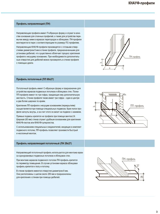 Knauf КНАУФ профиль для гипсокартона ПС 100х50мм (4м), 100x50 мм, 4 м, фото 7