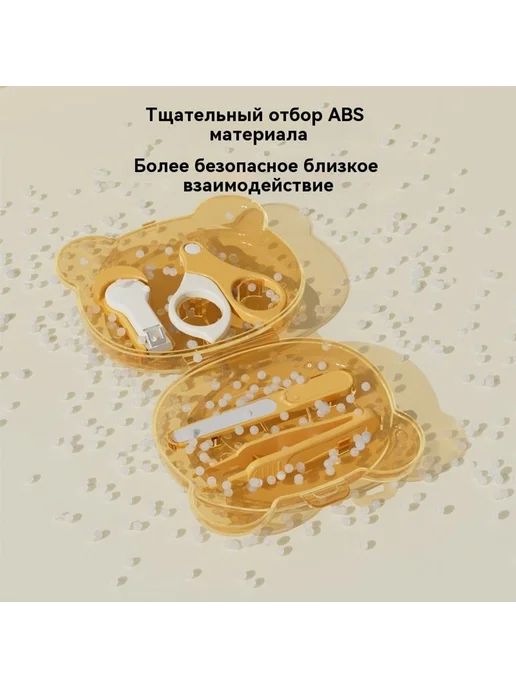 Набор ножниц для ногтей Мятный зеленый, зеленый, фото 4