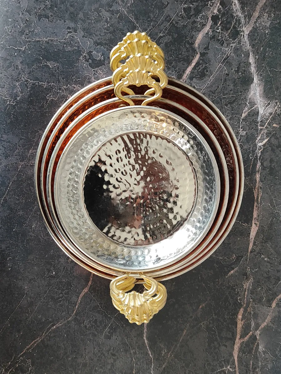 Bakır Tava, El Yapımı, 24 cm, Türkiye 3