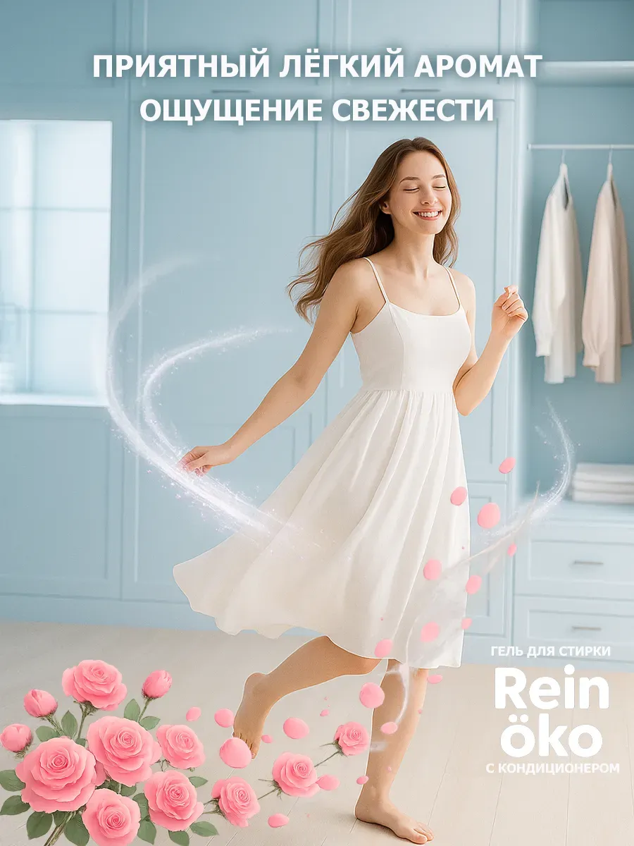 Гель для стирки роза 5 л фото 6