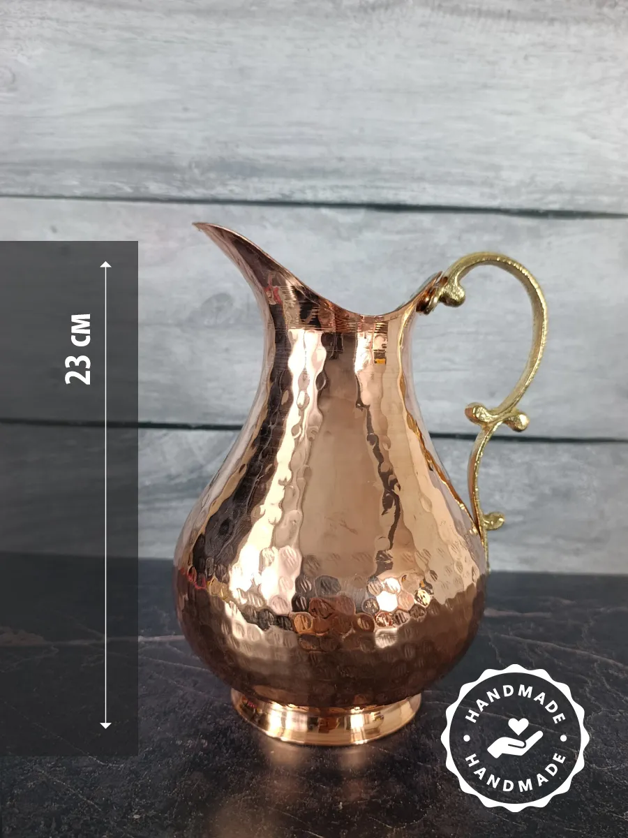Türk Bakır Sürahi, 2 Litre 2