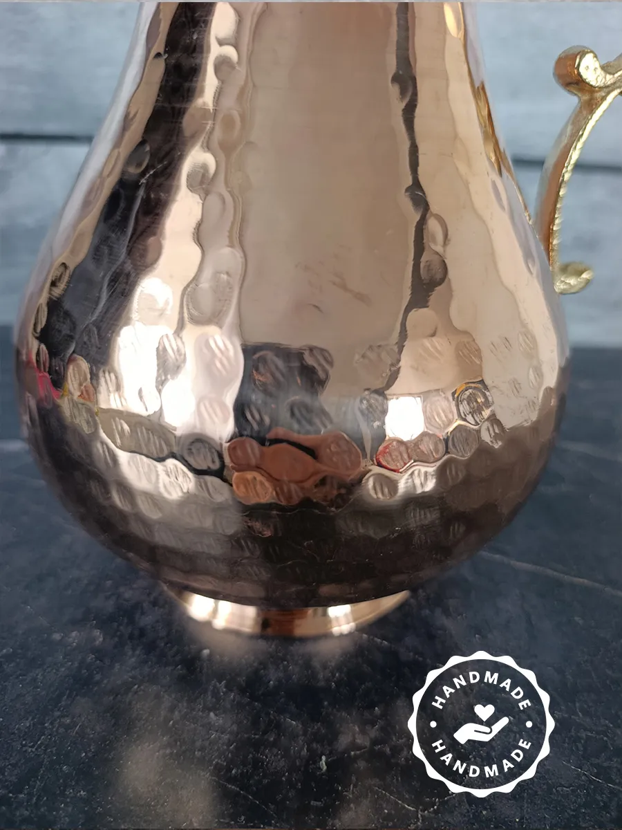 Türk Bakır Sürahi, 2 Litre 4