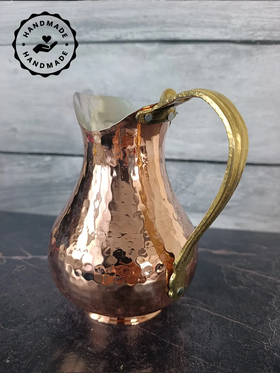 Türk Bakır Sürahi, 1.2 Litre 3