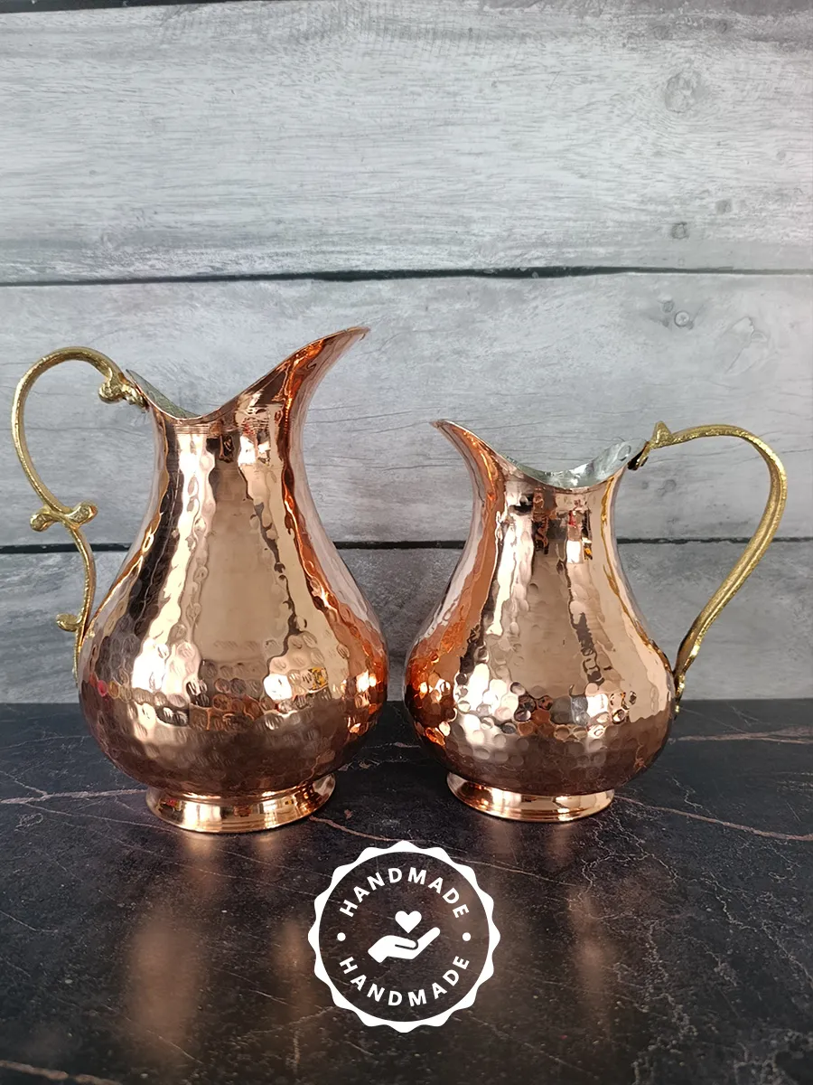 Türk Bakır Sürahi, 1.2 Litre 7
