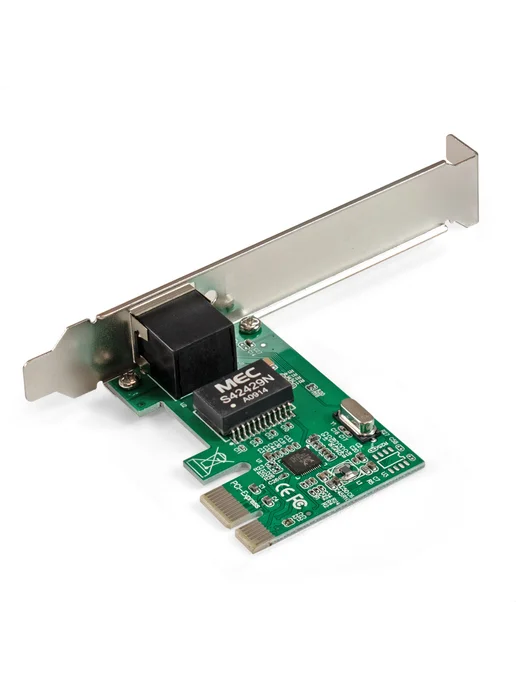 EXEGATE Сетевой адаптер EXE-560 PCI Express 10 100 1000Mbps, серый, фото 2