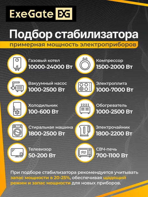 EXEGATE Стабилизатор напряжения Expert Turbo AST-500, вариант, фото 5