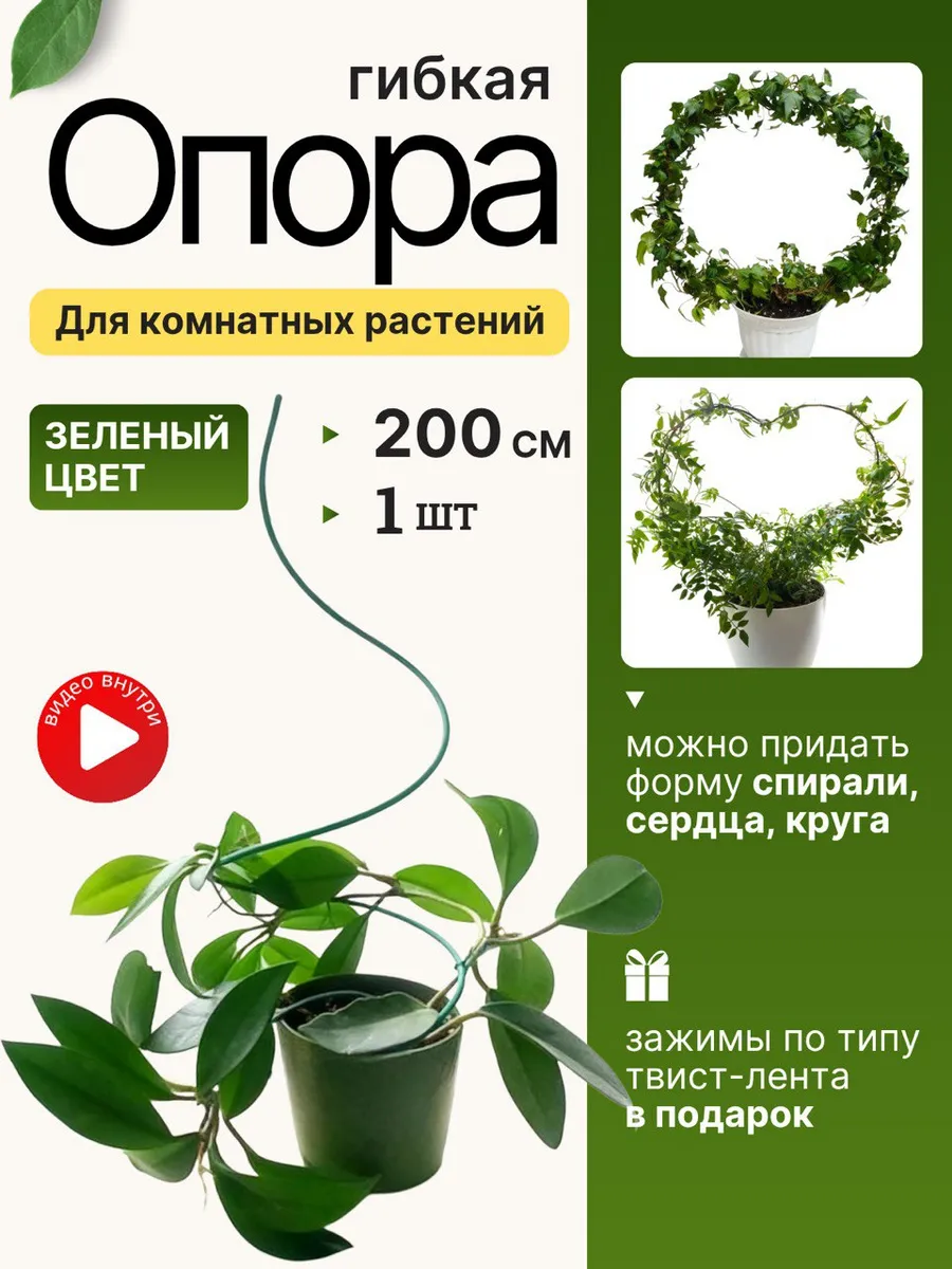 Опора для комнатных цветов и растений 200 см