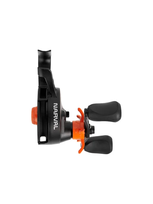 Narval Fishing Зимняя катушка Black Ice #Black Orange - LH, черный, фото 8