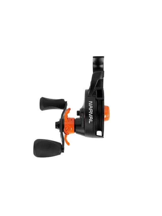 Narval Fishing Зимняя катушка Black Ice #Black Orange - RH, черный, фото 5