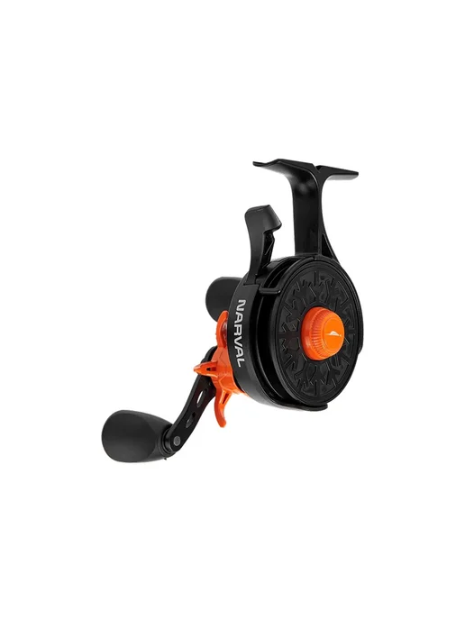 Narval Fishing Зимняя катушка Black Ice #Black Orange - RH, черный, фото 6