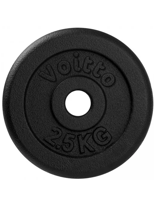 Voitto Набор чугунных дисков V-200 1 кг (4 шт), d 26, 2,5 кг, фото 2