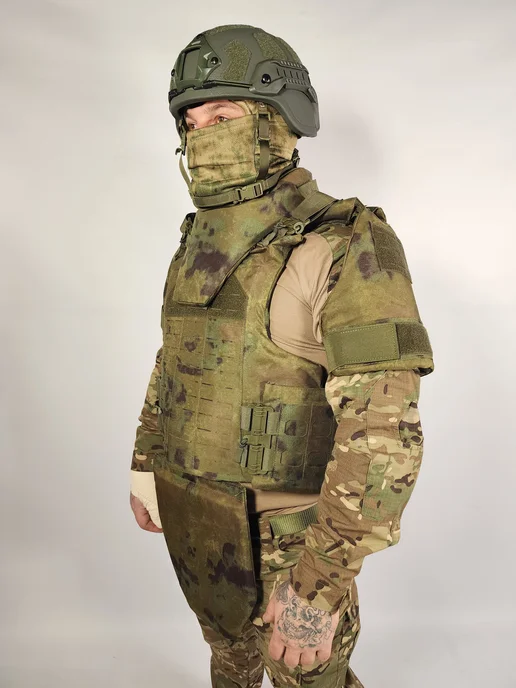 ТАКТИКА24 Чехол для бронежилета Full Armor Мох без плит и баллистики, зеленый, фото 3