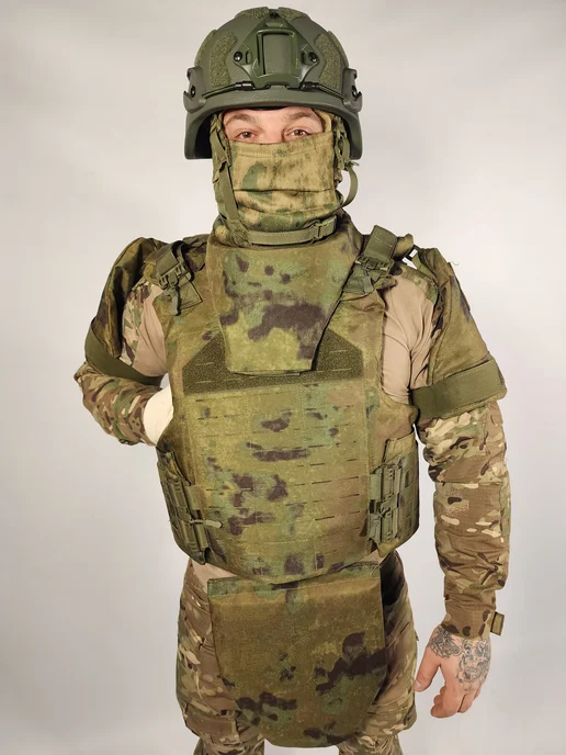 ТАКТИКА24 Чехол для бронежилета Full Armor Мох без плит и баллистики, зеленый, фото 4
