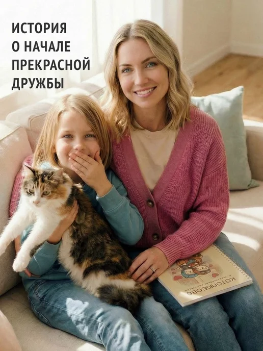 Тукан Антистресс Котолюбовь - романтичная раскраска антистресс, вариант, фото 2
