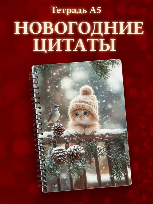 Тетрадь зимняя новогодняя
