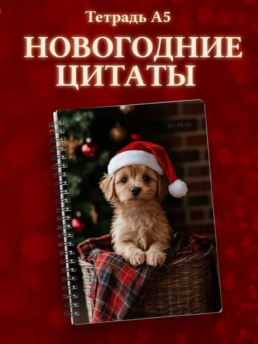 Тетрадь зимняя новогодняя