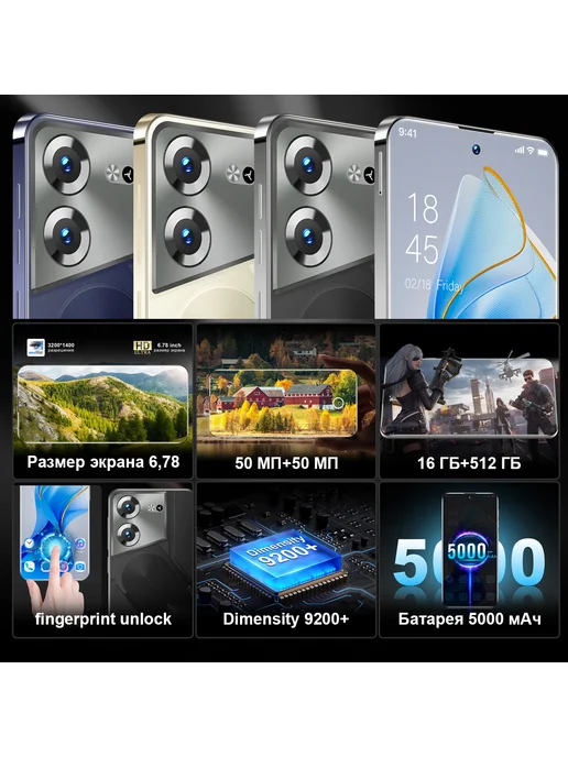Смартфон TECNO Vove Pova 5 Pro 16/512 ГБ, синий, фото 2