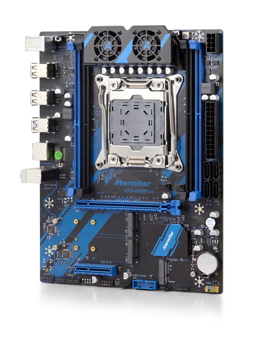 Atermiter Материнская плата комплект,X99 - AG9,E5 2698V3,16Gb (8Gx2 ), вариант, фото 7