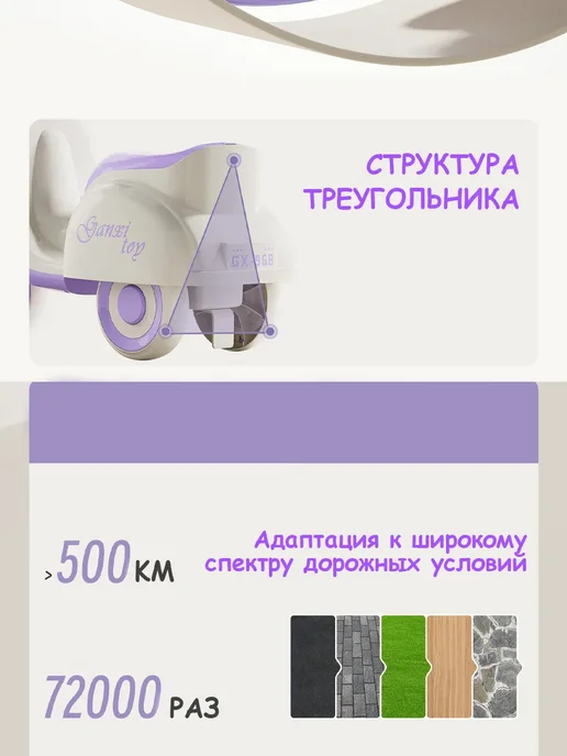 KIDS HOME толокар для девочки，толокар，трицикл детский, белый, фото 4