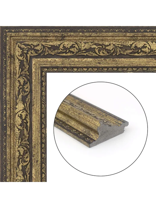 Кинешемская рамочка Рамка багетная для картин со стеклом 30 x 24 см, РБ-268, 30x24 см, фото 2