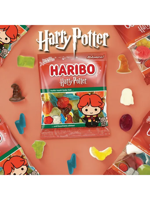 Haribo Жевательный Мармелад Харибо Harry Potter Рон Уизли, вариант, фото 3