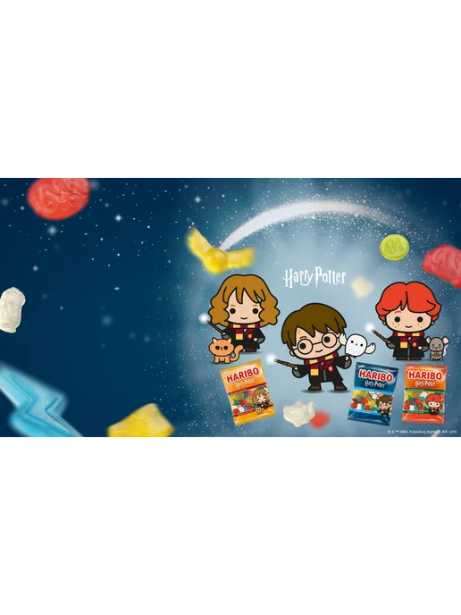 Haribo Жевательный Мармелад Харибо Harry Potter Луна Лавгуд, вариант, фото 2