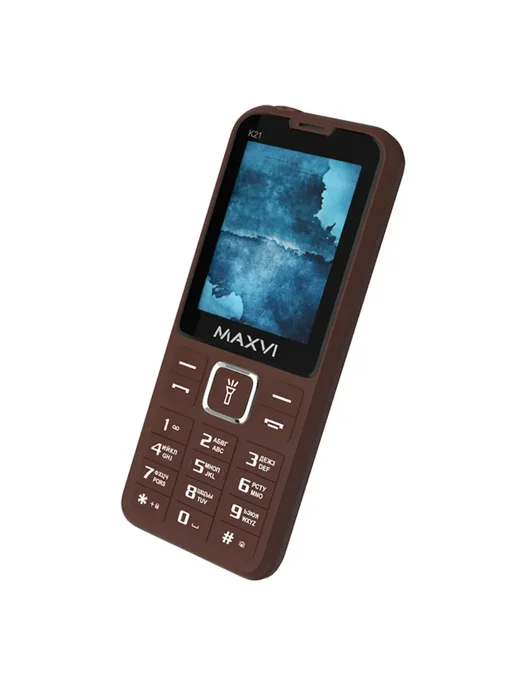 Maxvi Мобильный телефон K18 BT-2SIM синий, коричневый, фото 2