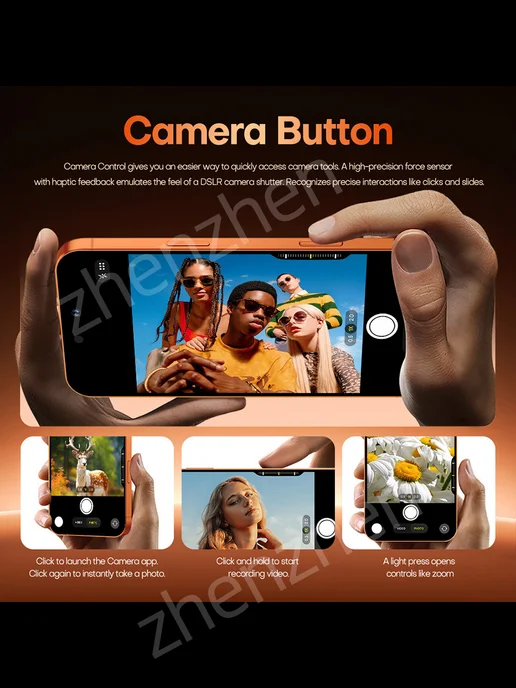 Смартфон YFQTXLW I Phonc 17 Pro Max 12/512 ГБ, оранжевый, фото 8