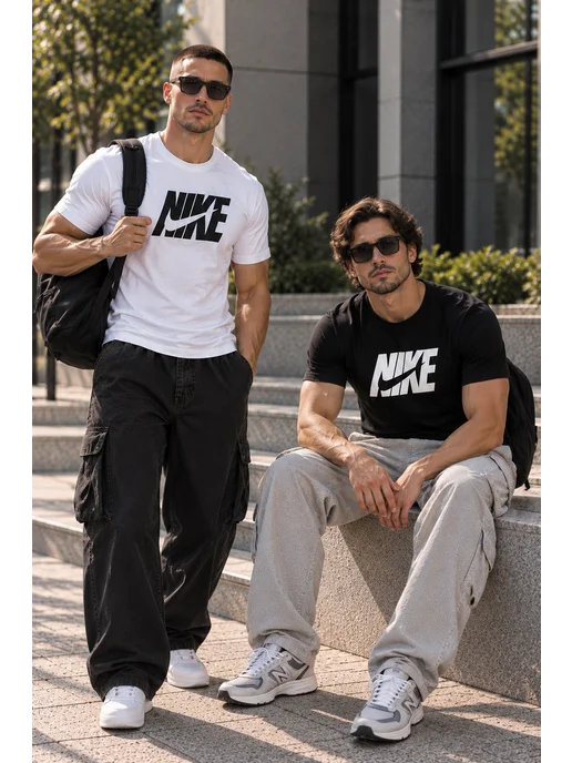 Nike Футболка с принтом набор 2 шт, 2 шт, фото 5