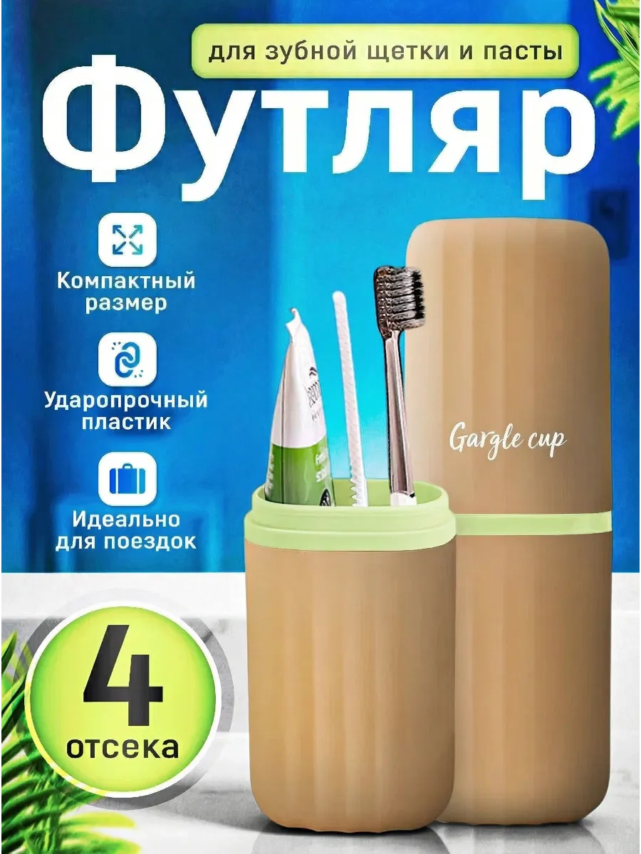 Футляр для зубной щетки и пасты